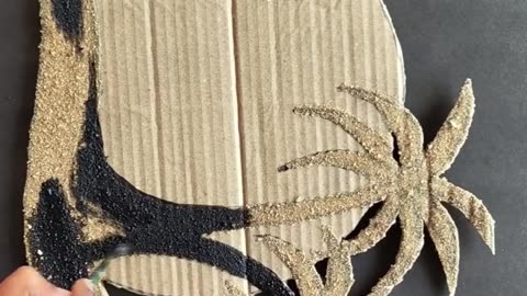Coconut tree DIY Scenery _ Sand craft idea #fun #easy #crafts #sandcraft