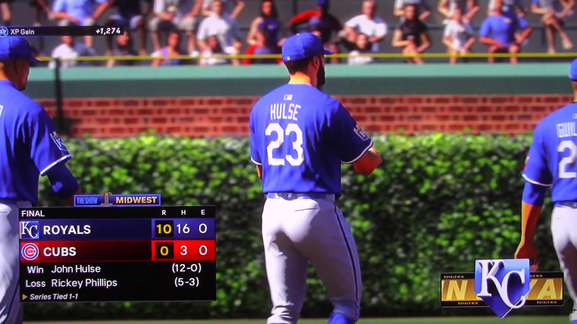 MLB The Show: Kansas City Royals vs Chicago Cubs (S21 G60)