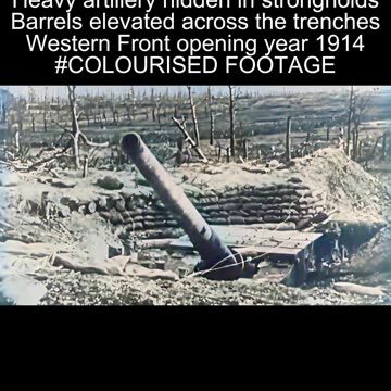 French Heavy Artillery Crews Operating Fortified Positions On The Western Front 1914