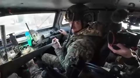War in ukraine The new light armored car "Sarmat-3" used by paratroopers