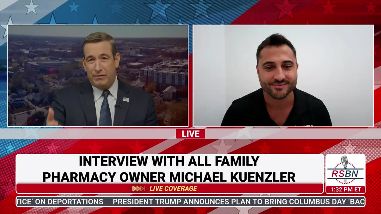 WATCH: RSBN Interviews Owner of 'All Family Pharmacy', Michael Kuenzler - 5/1/25