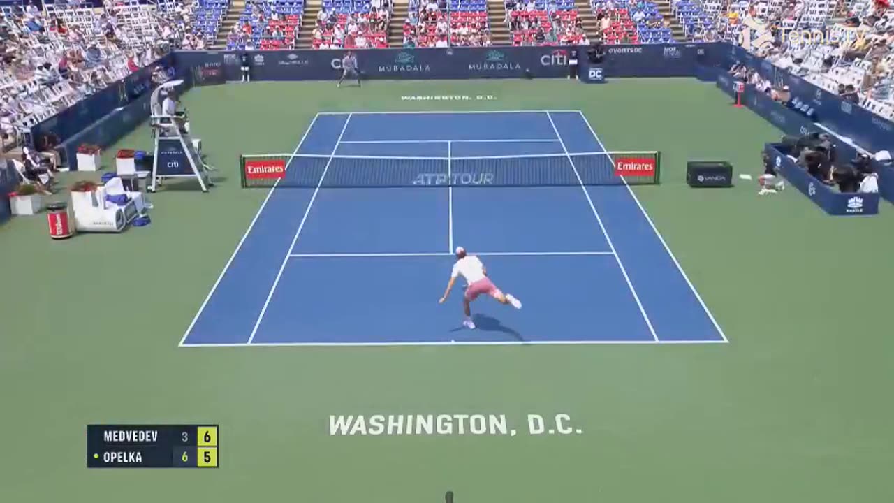 US Sports Tennis Feat. Fritz, Medvedev, Tiafoe & More Open Campaigns Washington 2025