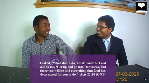 I asked. What shall I do, Lord... GET UP!