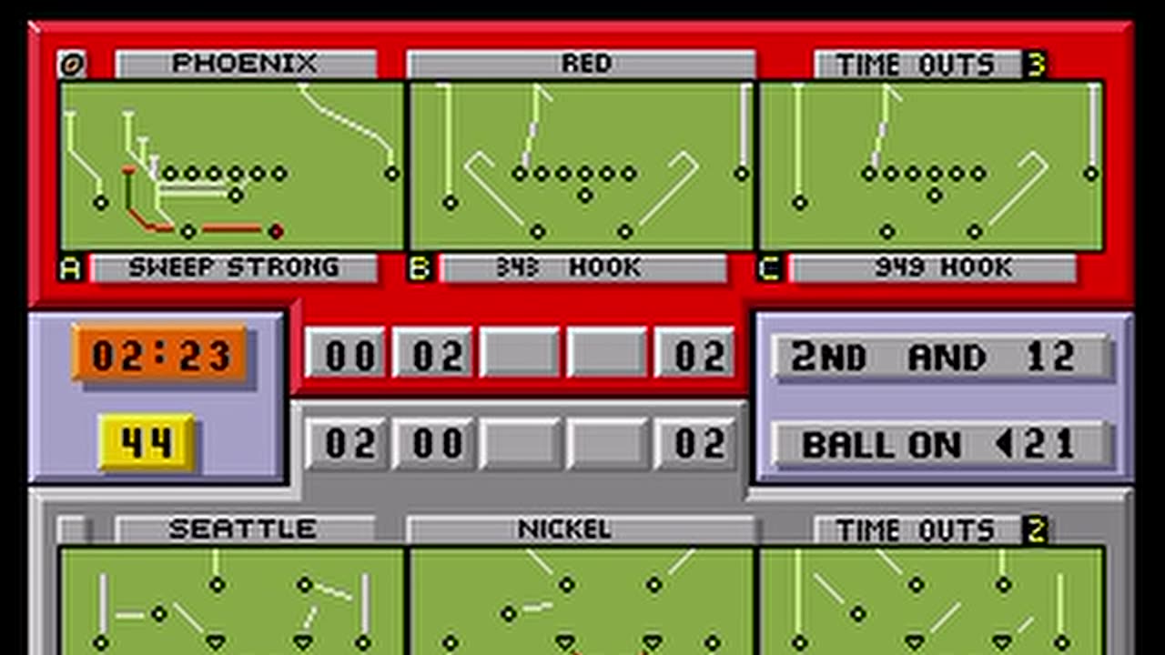 Gens rom Joe Montana Sports Talk Football 92