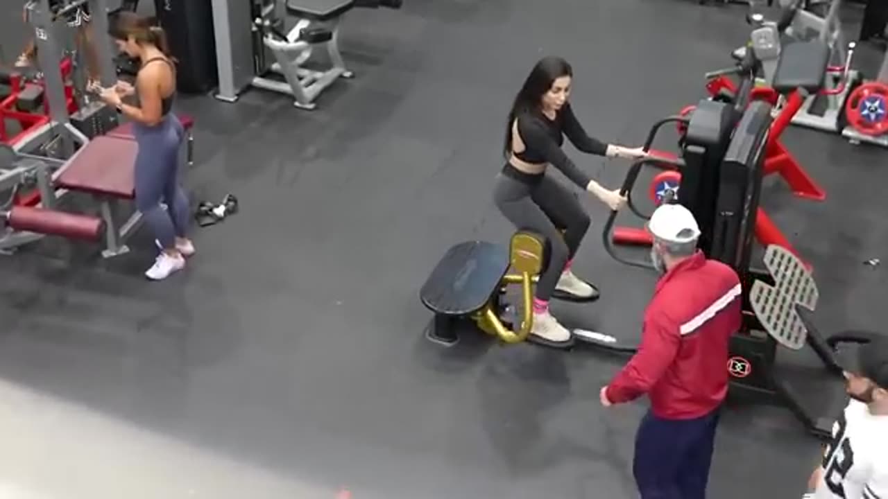 CRAZY OLD MAN shocks GIRLS in the gym AGAIN Prank #4 | Aesthetics in Public