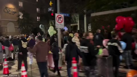 Hundreds buy nitrous on Hollywood’s Highland Ave in risky trend linked to brain damage.