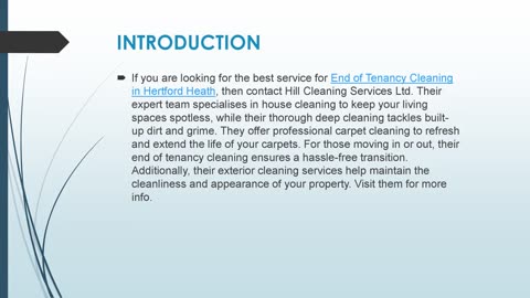 Best End of Tenancy Cleaning in Hertford Heath