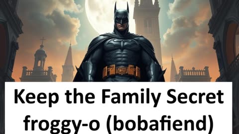 fanfiction-batman: Keep the Family Secret by froggy-o (bobafiend)