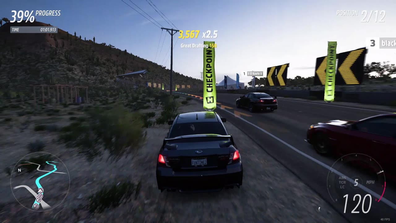 Forza Horizon 5 - Reservorio Sprint in a Subaru WRX STI!