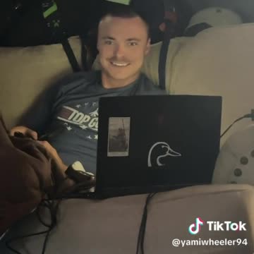 I think he likes the song