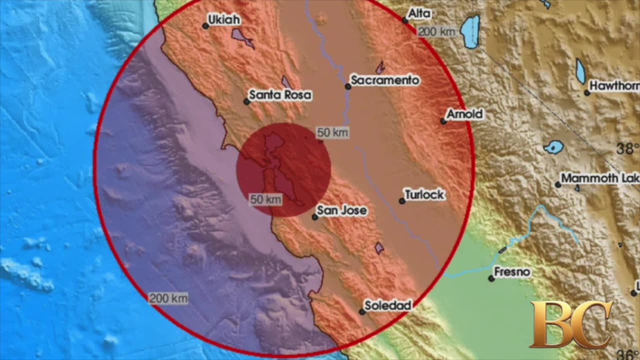 San Francisco Bay Area jolted awake by 4.3 magnitude earthquake