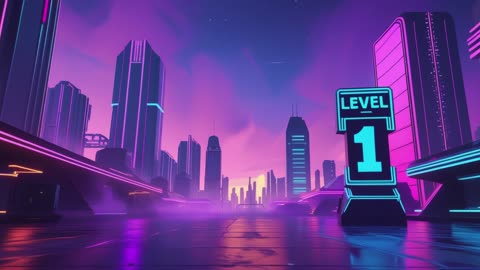 Level 1 | Retro Synthwave Music 🎶 (No Copyright)