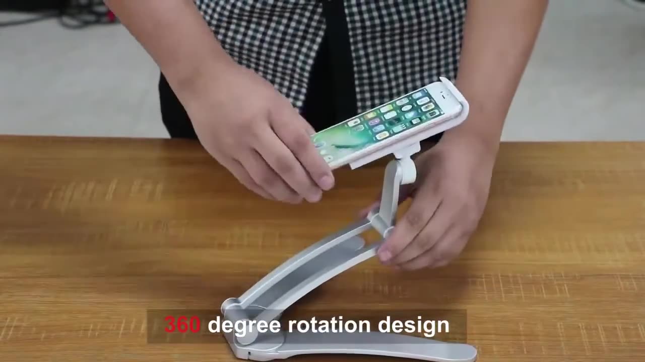 2-in-1 Desktop_Wall Phone Bracket, with Adjustable Design, Stable Base and High-quality Material