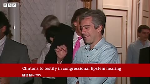 Bill and Hillary Clinton subpoenaed to testify in Jeffrey Epstein hearing | BBC News