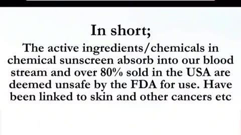 Most Sunscreen Is Deemed Unsafe For Use