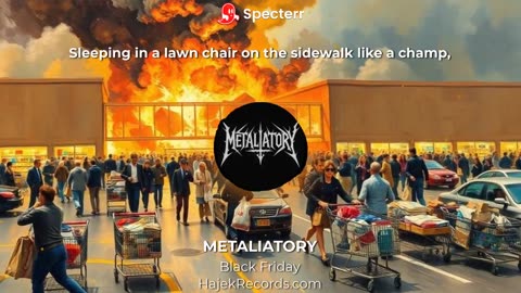Metaliatory / Black Friday / Music Lyric Video #thrashmetal