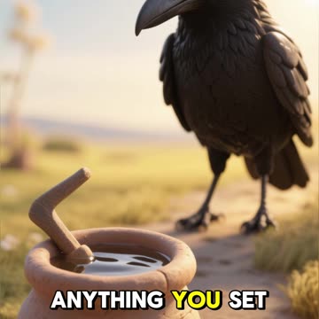 The Thirsty Crow | English Moral Story