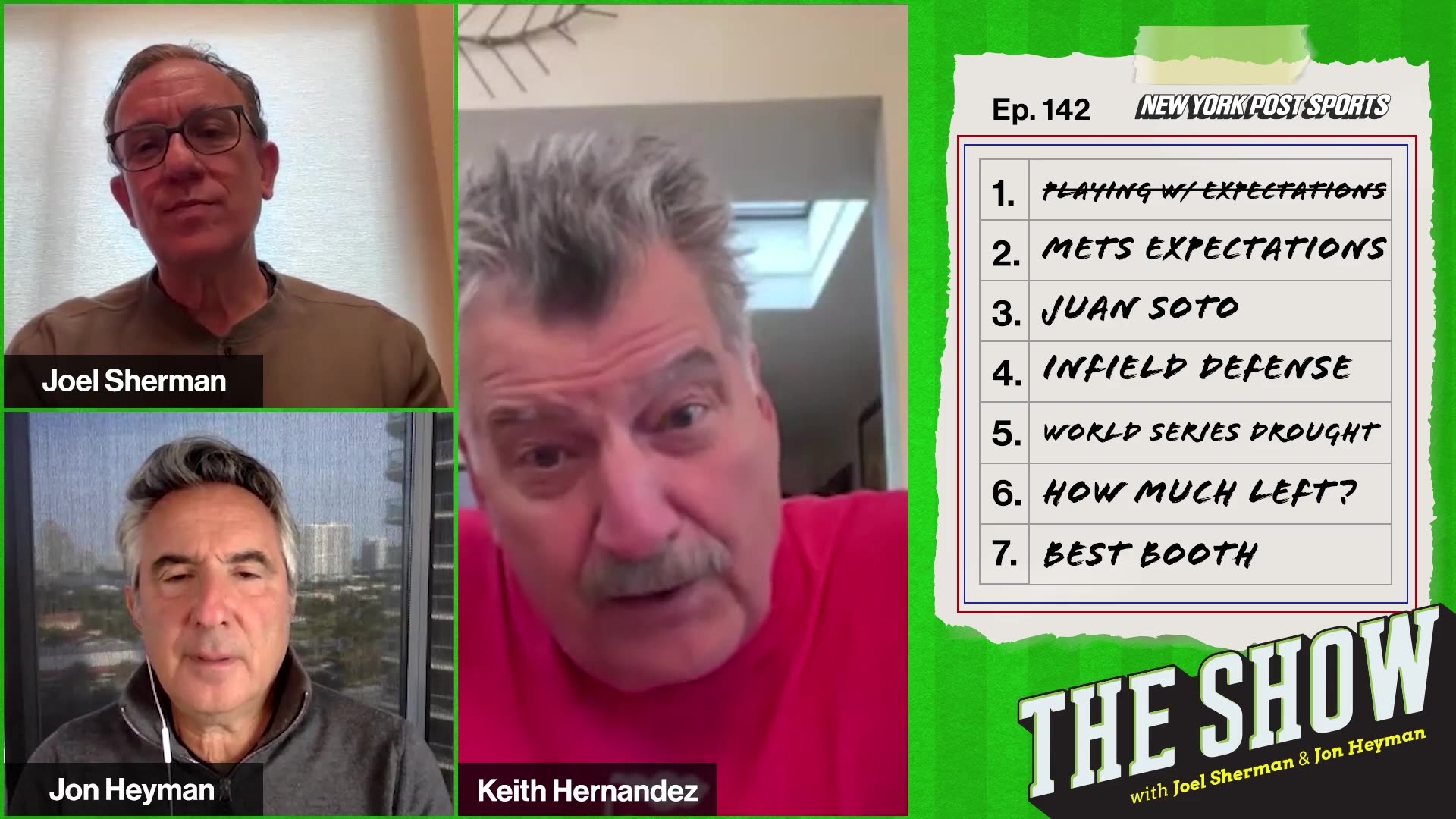 Keith Hernandez believes Mets starting pitching is "worrisome" | The Show