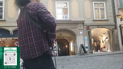 Jazz Nano Street Edition: Busking in Bath, England: 2025 Tour in UK