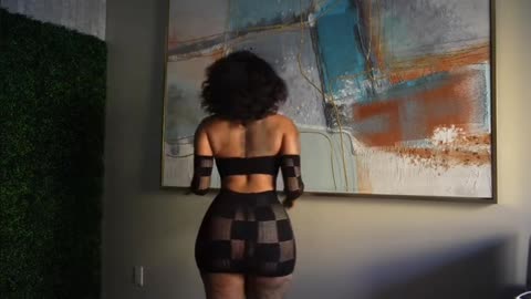 Thick ass ebony Transparent Lingerie and Micro Bikini 👙 try on haul