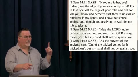 1 Samuel 23 & 24 – Why couldn’t David kill Saul? 2023