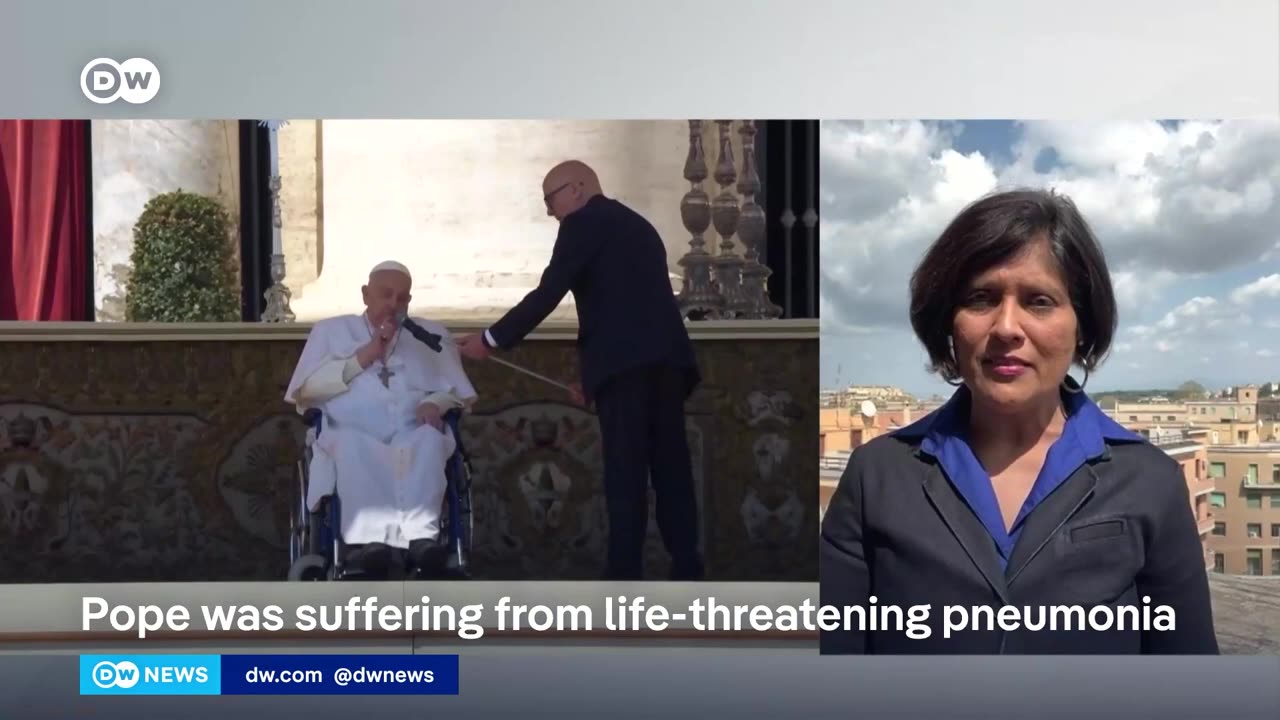 Pope Francis Makes First Public Appearance Since Hospital Discharge