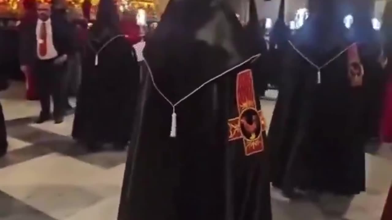 The Pope LOOKS LIKE he is literally having a SATANIC Ritual as a funeral