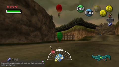 Legend of Zelda Majora's Mask - Flying stones and flying Tingle