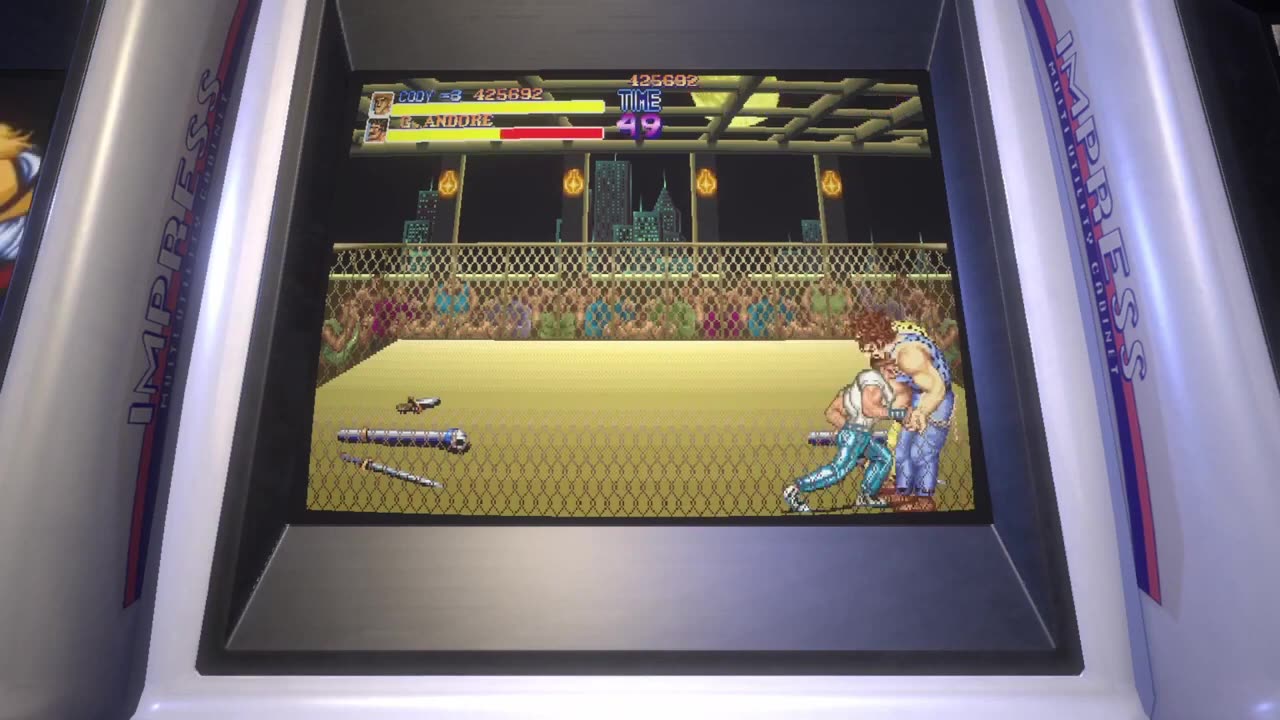 Capcom_Arcade_Stadium_Final_Fight_Easiest_Lowest_Difficulty_Cody 4