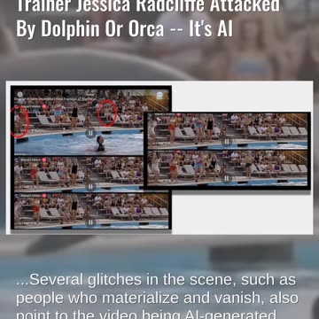 Fact Check: Video Does NOT Show "Real Footage" Of Marine Park Trainer Jessica Radcliffe Orca Attack