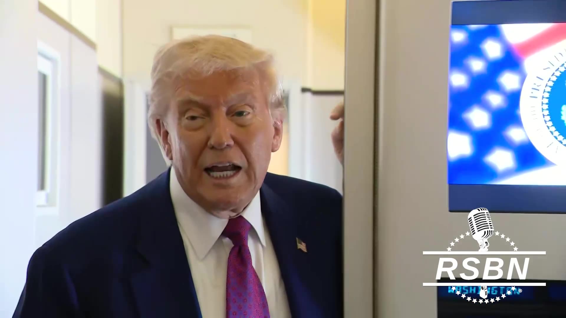 WATCH: President Trump Speaks on Air Force One Before Landing in the United Arab Emirates - 5/15/25