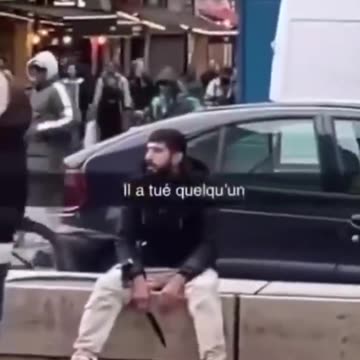🇫🇷 A migrant in Bordeaux had a row with a guy at McDonald's ...