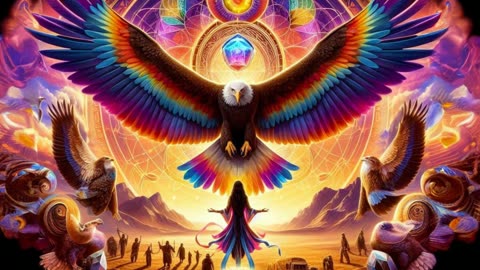 Cosmic Ruby Sun Activation with Paul White Gold Eagle #paulwhitegoldeagle #cosmic #ruby