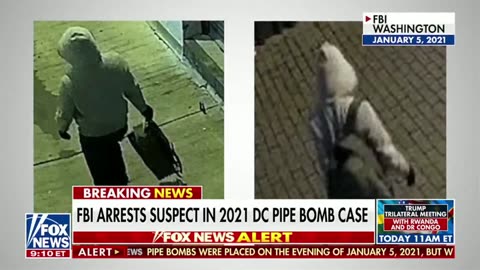 The identity of the alleged Jan. 6 pipe bomber arrested in Virginia just 90 minutes