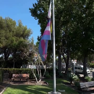 Trans & LGBTQ+ Flags Fly at Half-Staff After Charlie Kirk’s Death
