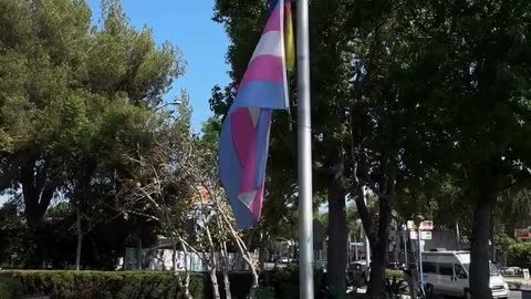 Trans & LGBTQ+ Flags Fly at Half-Staff After Charlie Kirk’s Death