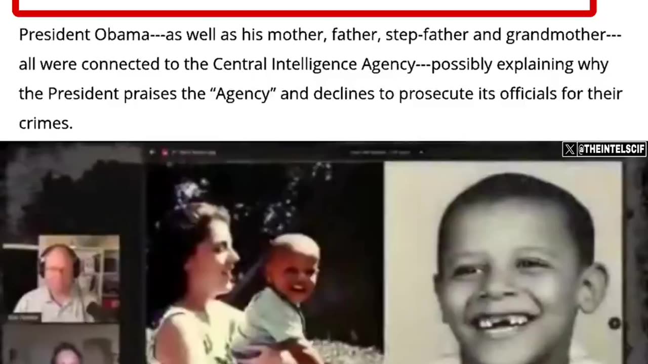 OBAMA & THE CIA CONNECTION. Obama's early days...