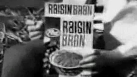 Commercial - Post Raisin Bran 1964 (How many raisins)