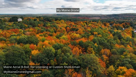Maine B-Roll (No Sound) Fall Foliage in Gray, Maine Video 7