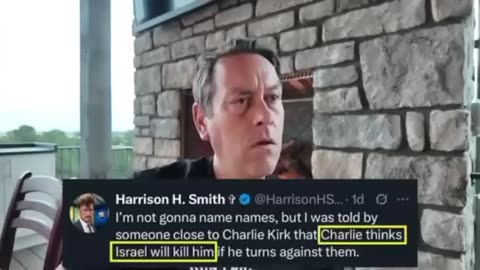 Charlie Kirk feared Israel would kill him | he said