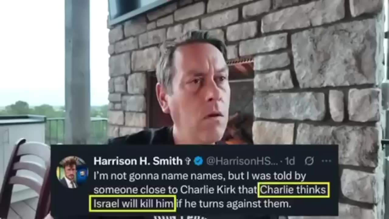 Charlie Kirk feared Israel would kill him | he said