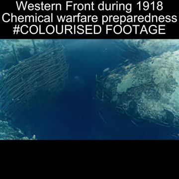 Allied Trench Gas Defense Training 1918