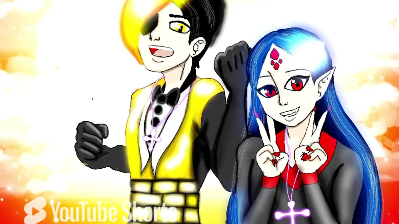 Oc speedpaint the vampire and the isosceles