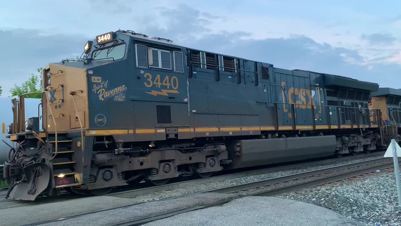 CSX Train 3440 Spirit of Ravenna