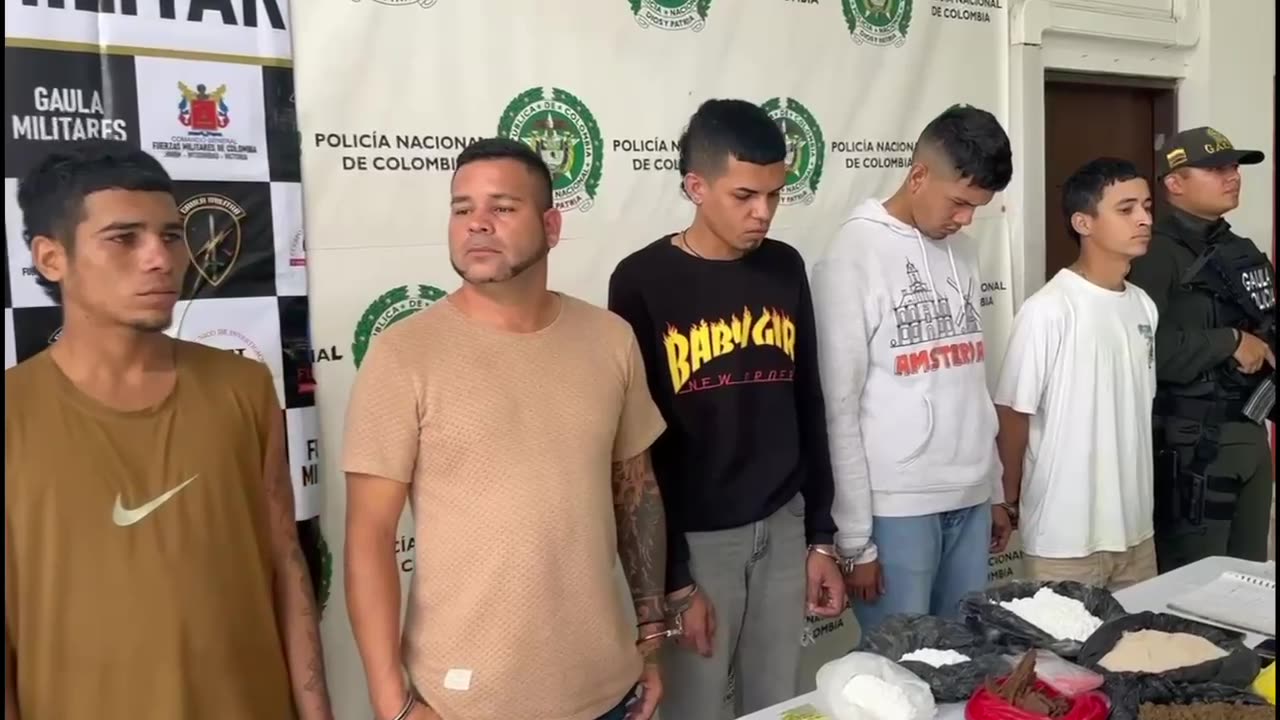 Así capturaron a los integrantes de la banda “La cordillera”