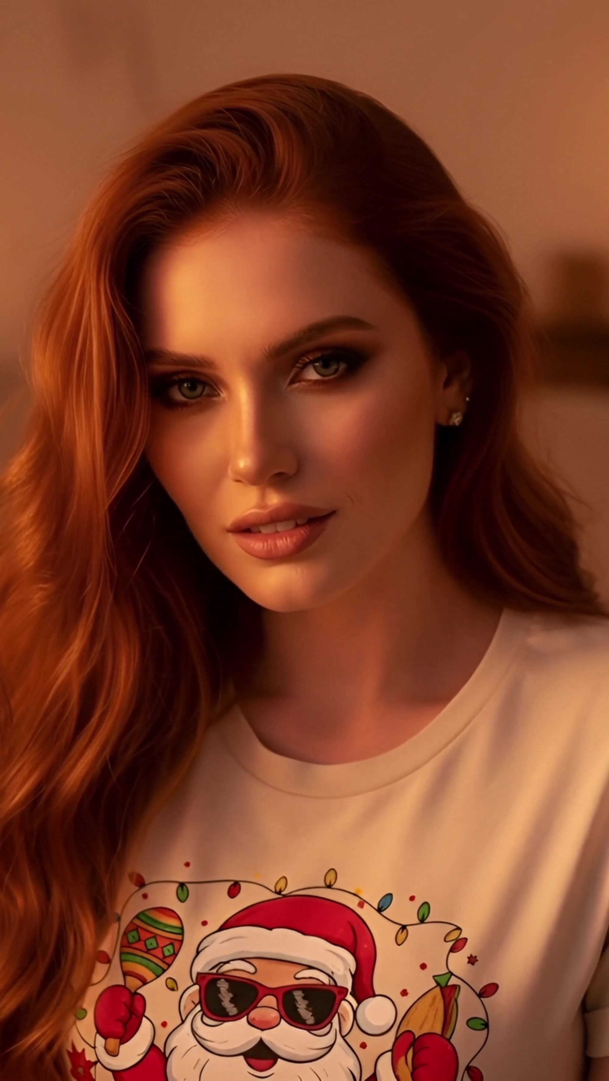 This Santa tee just became my holiday personality… would you wear it too? #holidaystyle #santavibes