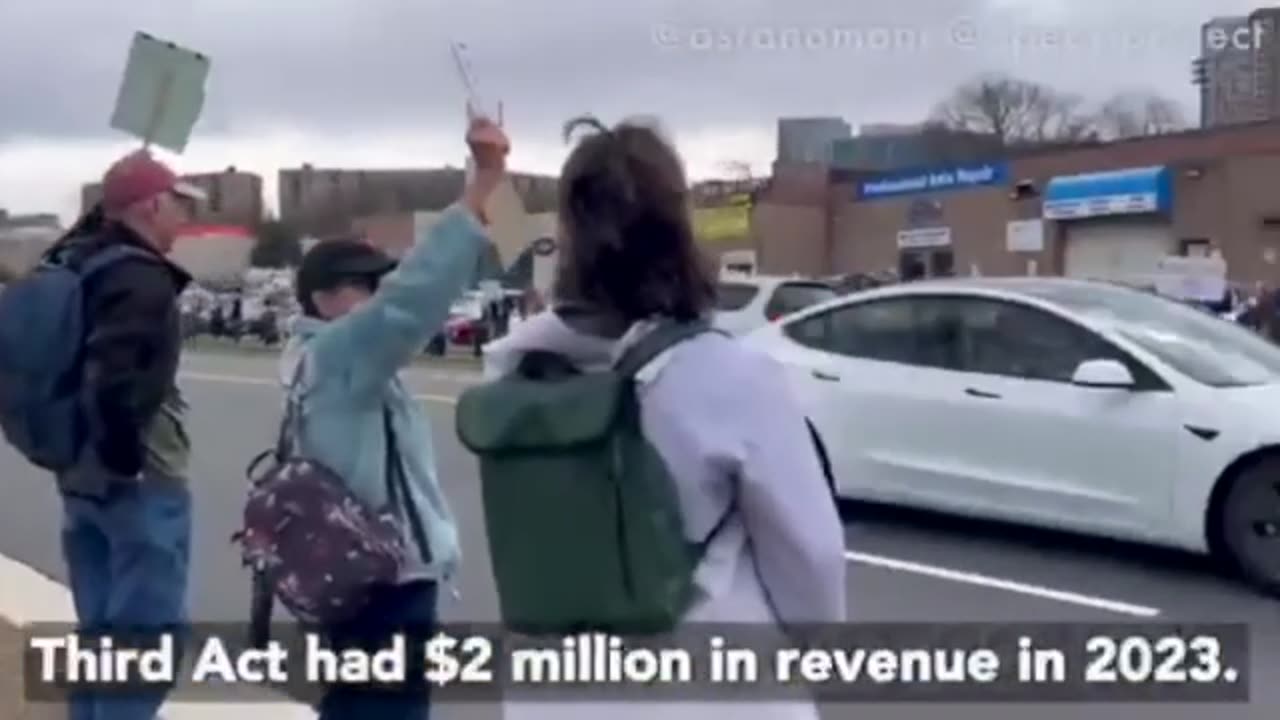 EXPOSED : 24 Democrat-Aligned groups Orchestrating "Tesla Takedown" Protests