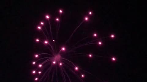 Violet stars on a 2.5 inch shell