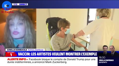 Arielle Dombasle : « Oui, la solution est là, se faire vacciner et reprendre la vie d'avant »