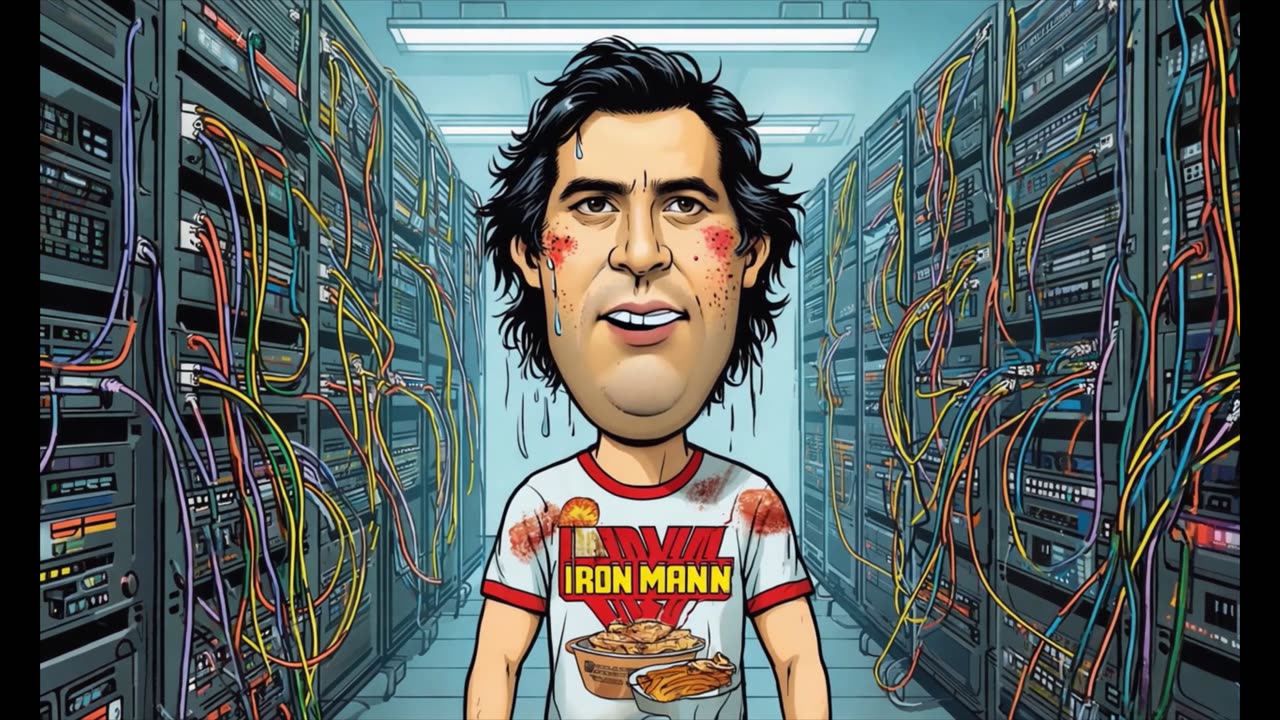 A.I. generated caricatures using Runway ML.